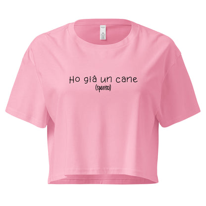Crop Top Ho già un cane