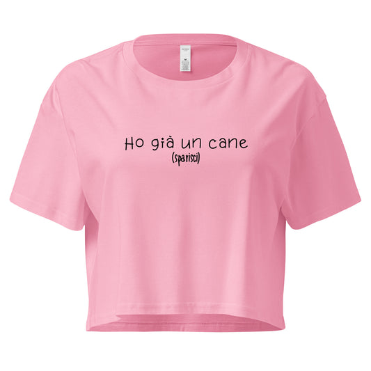 Crop Top Ho già un cane